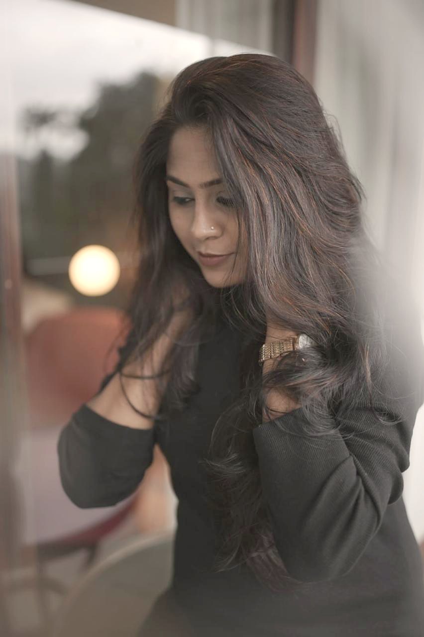 Dr Ash, editorial portrait with long hair